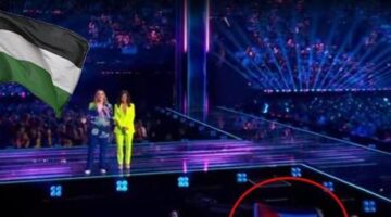 Eurovision’da Gazze desteği! İlk yarı finalinde bayraklarla dayanışma mesajı verildi