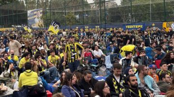 Fenerbahçe taraftarı dev maç için Kalamış’ta toplandı