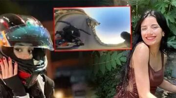 Fenomen motorcu Saniye’nin ölüme gidişi kask kamerasında