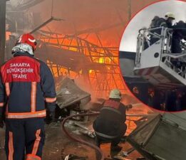 Fındık kırma fabrikasında korkutan yangın! 2 itfaiye eri, tehlike atlattı