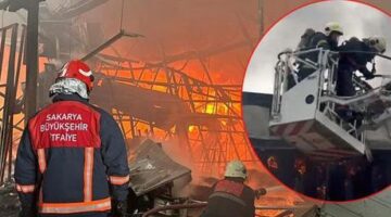 Fındık kırma fabrikasında korkutan yangın! 2 itfaiye eri, tehlike atlattı