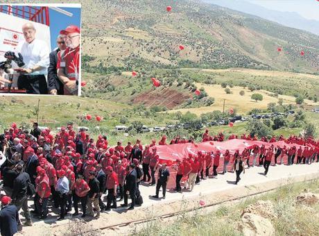 Gabar Dağı’nda kortej yürüyüşü