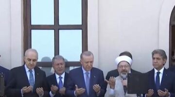 Gümrükçü İshak Ağa Camii açıldı! Erdoğan: Uzun ve titiz bir çalışmanın eseri