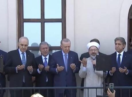Gümrükçü İshak Ağa Camii açıldı! Erdoğan: Uzun ve titiz bir çalışmanın eseri