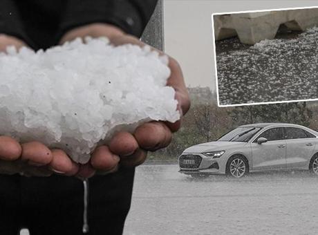 HAVA DURUMU HABERLERİ! Mayıs ayında misket büyüklüğünde dolu! Ankara’da bir anda bastırdı: Meteoroloji’den hava durumu raporu