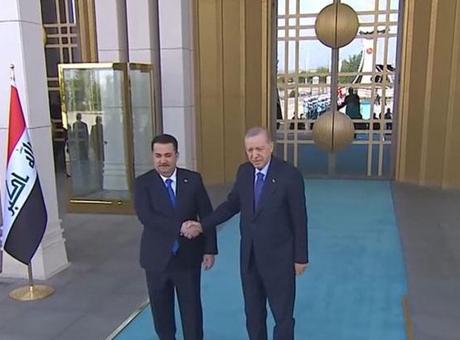 Irak Başbakanı Sudani Ankara’da! Erdoğan resmi törenle karşıladı