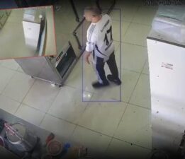 İş yerinde düdüklü tencere patladı! O anlar anbean kaydedildi