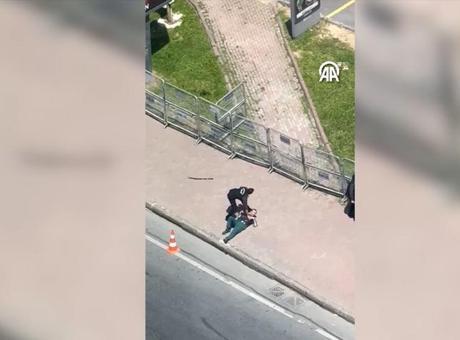 İsrail’in İstanbul Başkonsolosluğu önünde silah sesleri
