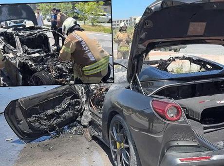 İstanbul’da 20 milyonluk araç küle döndü