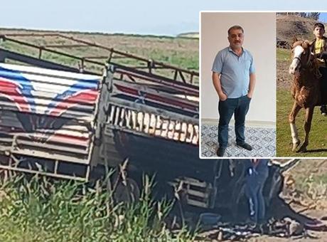 Katledilen baba ve oğul yan yana toprağa verildi