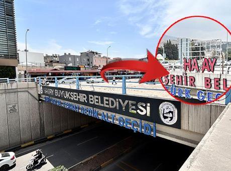 Kentteki 6 tabelanın ‘T’ harfi gizemli şekilde kayboldu! Gerçek herkesi şaşırttı
