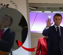 Macron’un uçağından şok görüntü! Eşinden tokat mı yedi? Elysee Sarayı’ndan açıklama
