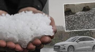 Mayıs ayında misket büyüklüğünde dolu! Ankara’da bir anda bastırdı: Meteoroloji’den hava durumu raporu