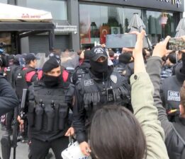Mecidiyeköy’de gerginlik: Taksim’e yürümek isteyen grup engellendi