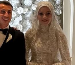 Milli futbolcu Kerem Aktürkoğlu ile Ceren Azak ile evlendi