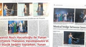 ‘Müzik köprüsü’ Yunan basınında