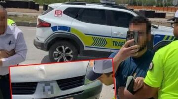 Plakasını bantla kapatan baba ve oğlu polis ablukaya aldı! Şoke eden savunma