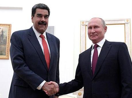 Rusya Devlet Başkanı Putin, Venezuela Devlet Başkanı Maduro ile görüştü
