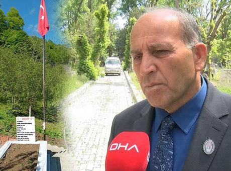 Şehit dedesinin vasiyetini 104 yıl sonra yerine getirdi! Kabrinden toprak alıp, Ordu’ya götürdü