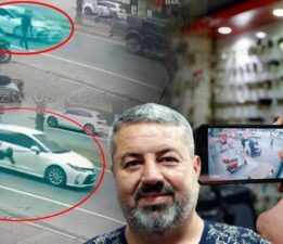 Sırtında demir borularla yürüyordu! Ölümden dönülen an: Resmen havada uçtu