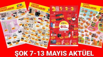 ŞOK 7-13 Mayıs aktüel ürünler kataloğu: Teknoloji ürünleri, elektronik ev aletleri ve küçük mutfak malzemeleri satışta