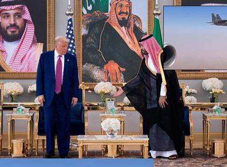 Son dakika! Ve Trump Orta Doğu’ya ayak bastı! Suudi jetleri eşlik etti, Prens Salman karşıladı!