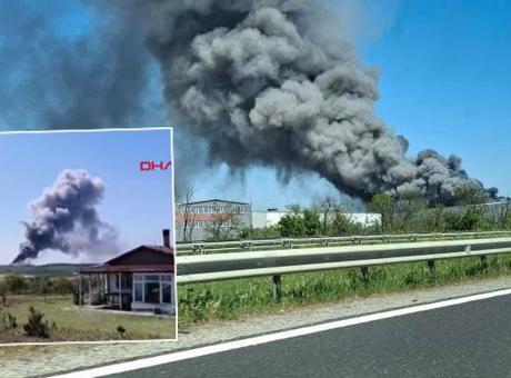 SON DAKİKA YANGIN HABERLERİ: Tekirdağ’da fabrika yangını! İşte son durum