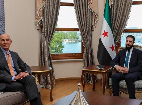 Suriye Cumhurbaşkanı Şara ABD Büyükelçisi Barrack’ı kabul etti