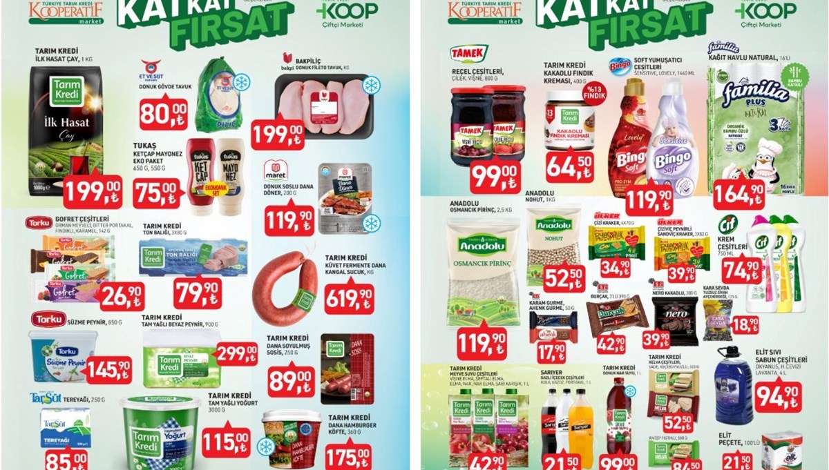 Tarım Kredi Kooperatif marketleri Mayıs ayı indirim listesi 2025: Çay çeşitleri, bakliyat, kahvaltılık ürünler, temizlik malzemeleri geliyor