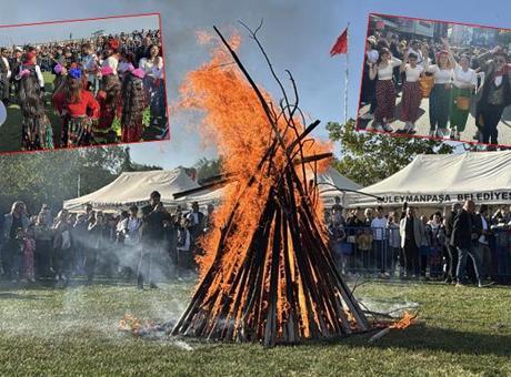 Tekirdağ’da Hıdrellez şenliği renkli görüntülere sahne oldu