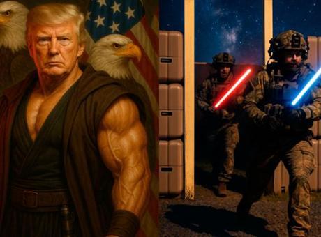 Trump, Beyaz Saray’ın resmi hesabında Star Wars karakteri oldu: ‘Kötülüğün temsilcisi Sith’