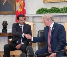 Trump, Katar’ın hediye ettiği uçağın kendisine değil Pentagon’a verileceğini açıkladı