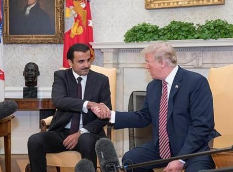 Trump, Katar’ın hediye ettiği uçağın kendisine değil Pentagon’a verileceğini açıkladı