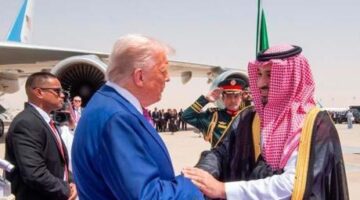 Trump Orta Doğu turuna Suudi Arabistan’dan başladı: İşte ilk görüntüler!