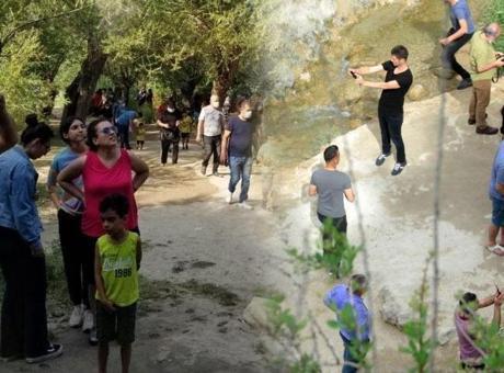 Akın ettiler! Gören hayran kaldı, dünyanın en görkemli yeri