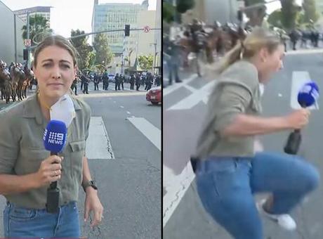 Avustralya Başbakanı: 9News muhabiri ABD’de plastik mermiyle kasten hedef alındı
