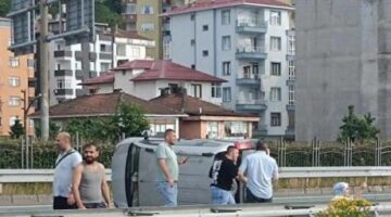 Bayram dönüşü Rize’de feci kaza! 2 kişi öldü, 3 kişi yaralandı