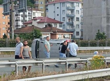 Bayram dönüşü Rize’de feci kaza! 2 kişi öldü, 3 kişi yaralandı