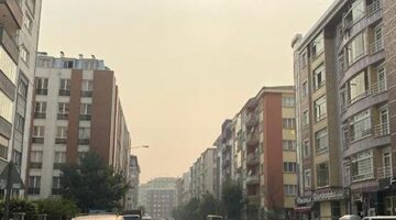 Bilecik’teki orman yangınının dumanı Eskişehir’e ulaştı!