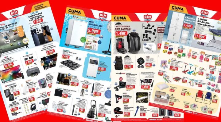 BİM 13 Haziran aktüel kataloğu yarın satışta: BİM’e bu hafta dolap, salıncak, televizyon, güneş gözlüğü ve akıllı saat geliyor