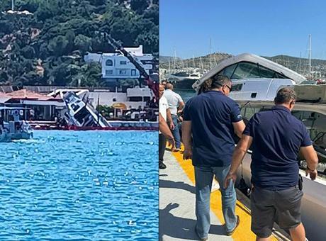 Bodrum’da teknede patlama: 3 yaralı