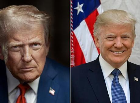 Bu kez yüzü gülmüyor! Beyaz Saray Trump’ın yeni portresini yayınladı