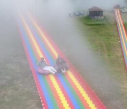 Burası Türkiye! Instagram’da gördüler, akın ettiler: Tam 161 metrelik dev kaydırak