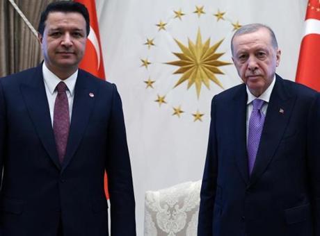 Cumhurbaşkanı Erdoğan, Mahmut Arıkan’ı kabul etti