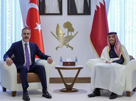 Dışişleri Bakanı Hakan Fidan, Katar Başbakanı Al Sani ile görüştü