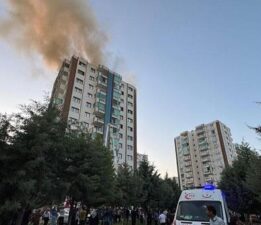 Diyarbakır’da 13 katlı binada yangın! 3’ü çocuk 4 kişi hayatını kaybetti