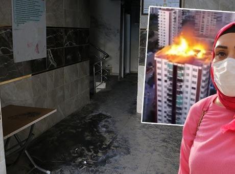 Diyarbakır’daki yangından son anda kurtuldu! ‘Sakın aşağı atlamayın’