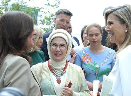 Emine Erdoğan, Boijmans van Beuningen Depo Müzesi’nde programa katıldı