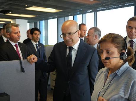 Hazine ve Maliye Bakanı Şimşek, VİMER’i ziyaret etti