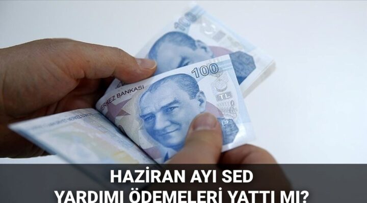 Haziran ayı SED ödemesi sorgulama 2025: SED ödemeleri yattı mı, ne zaman yatacak?